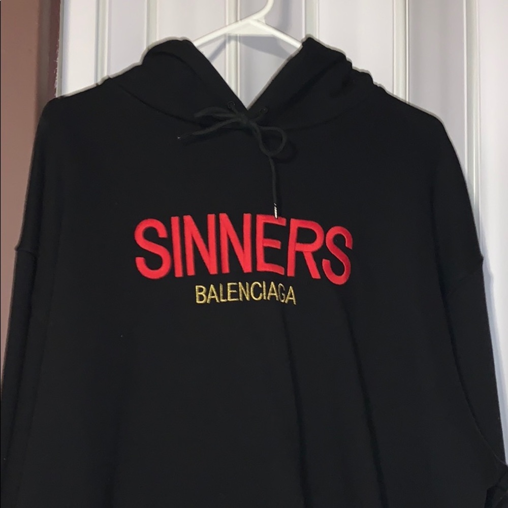 Authentic Balenciaga Sinners hoodie!